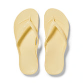 Arch Support Flip Flops - Classic - Lemon